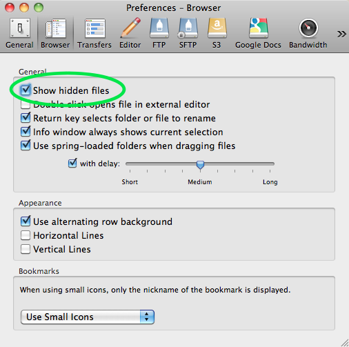 show hidden files in ftp cyberduck show hidden files in ftp cyberduck