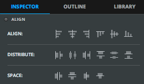 The Align palette